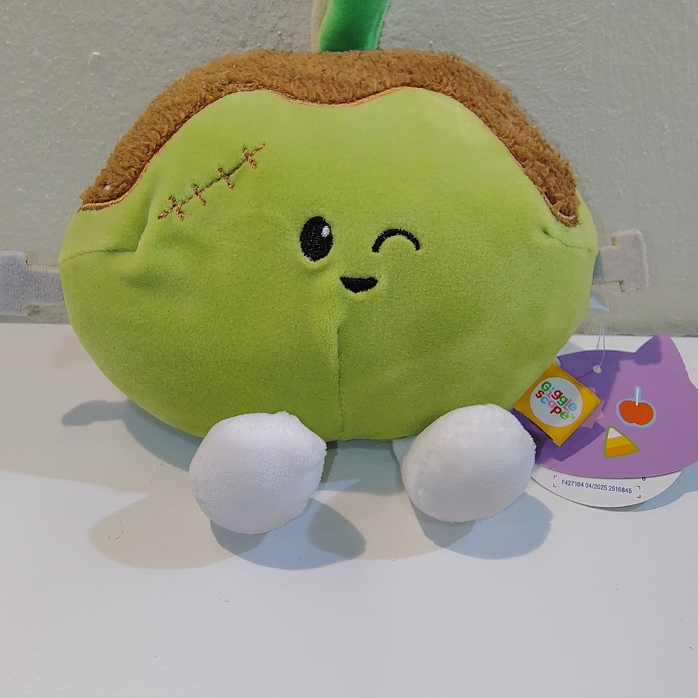 Giggle Scape Halloween Plush Caramel Green Apple New - Picture 8 of 8